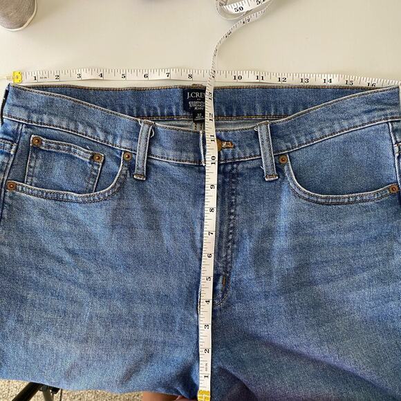 J. Crew Womens Essential Straight Jeans Size 32 Blue Staple Classic Quiet Luxury - Picture 12 of 16